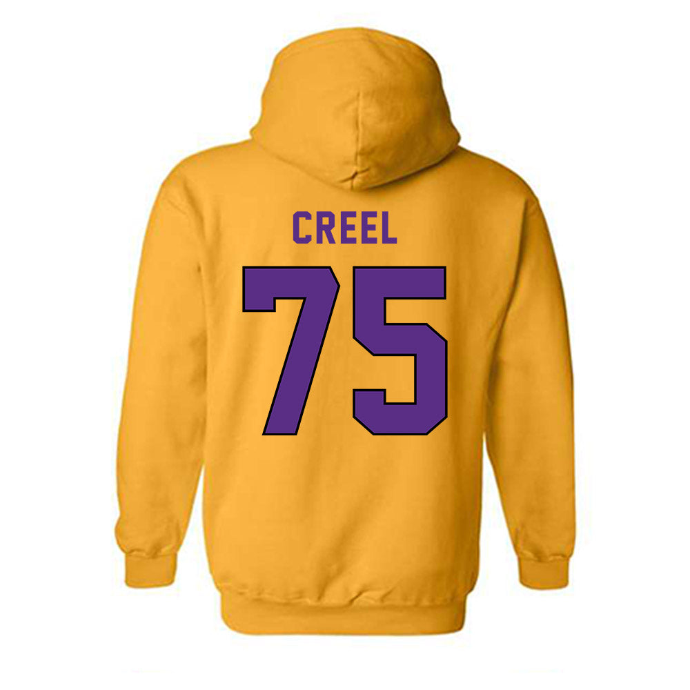 East Carolina - NCAA Football : Hayes Creel - Classic Shersey Hooded Sweatshirt-1