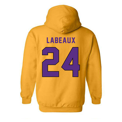 East Carolina - NCAA Men's Basketball : Trevion LaBeaux - Classic Shersey Hooded Sweatshirt-1