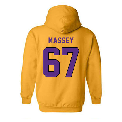 East Carolina - NCAA Football : Xavier Massey - Classic Shersey Hooded Sweatshirt-1