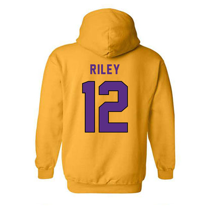 East Carolina - NCAA Men's Basketball : Jordan Riley - Classic Shersey Hooded Sweatshirt-1
