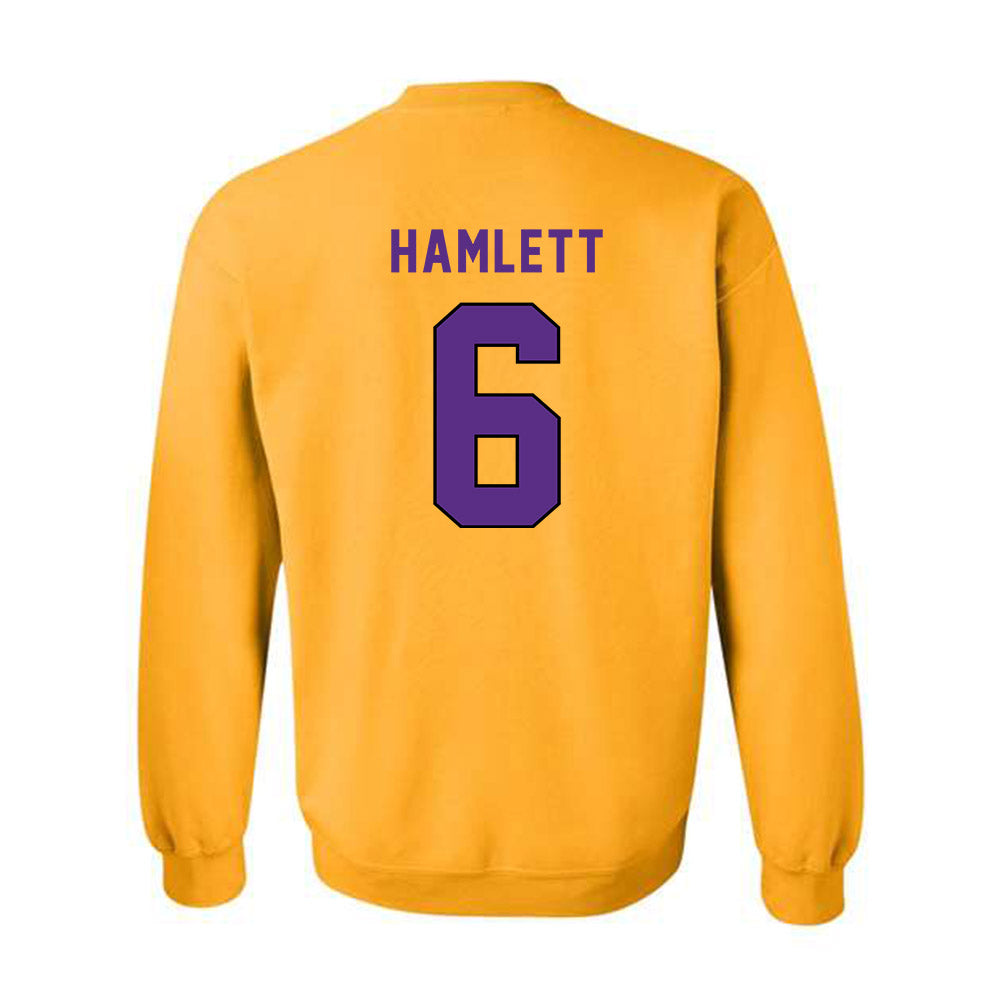 East Carolina - NCAA Football : Kanen Hamlett - Classic Shersey Crewneck Sweatshirt-1