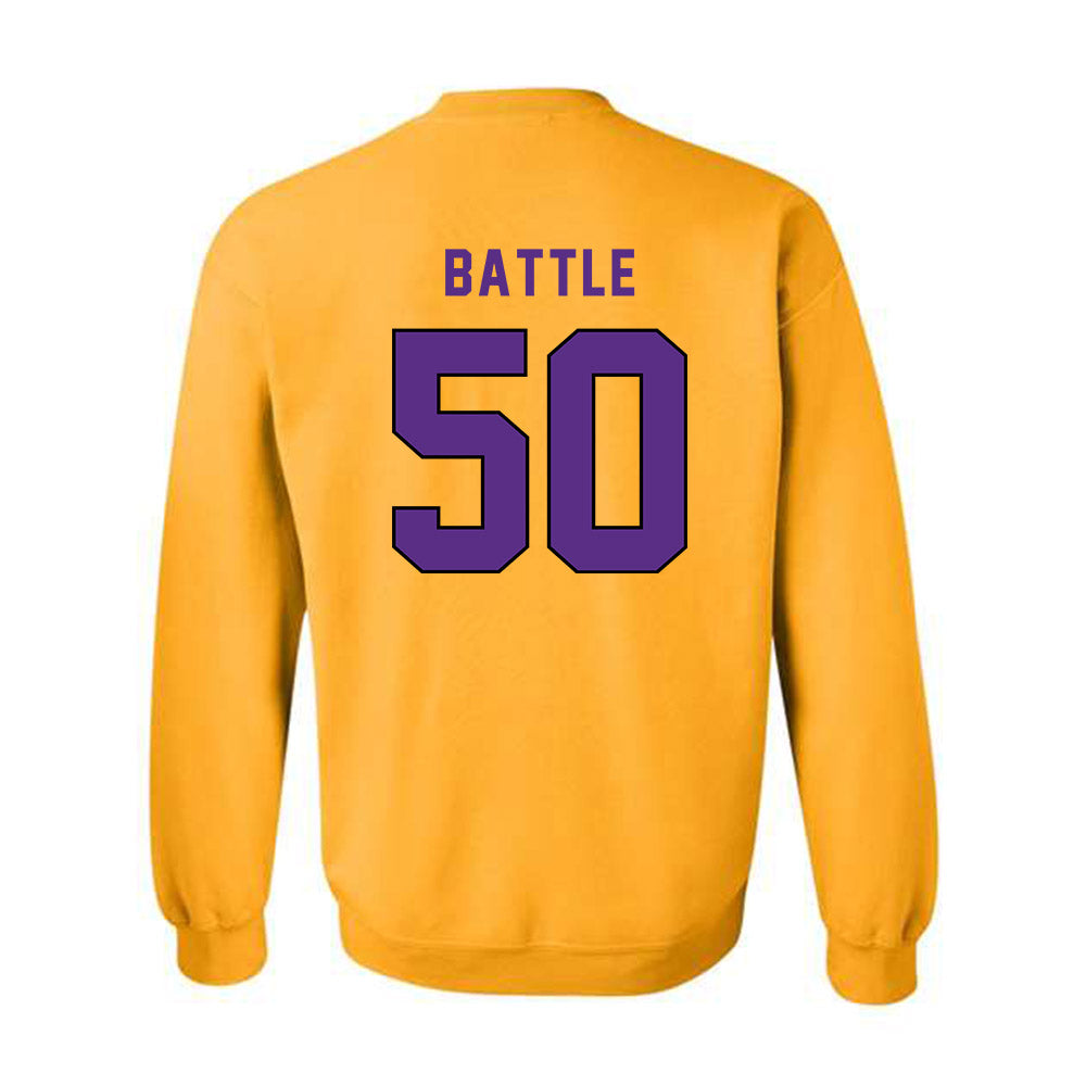 East Carolina - NCAA Football : Josh Battle - Classic Shersey Crewneck Sweatshirt-1