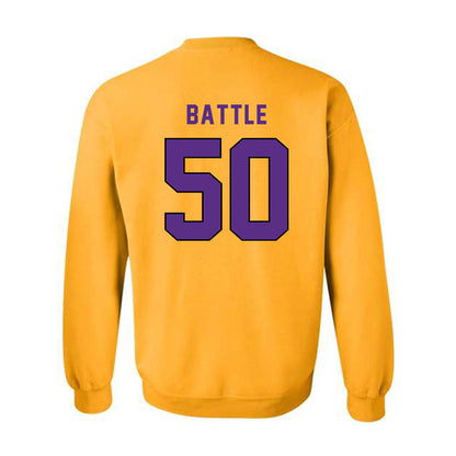 East Carolina - NCAA Football : Josh Battle - Classic Shersey Crewneck Sweatshirt-1