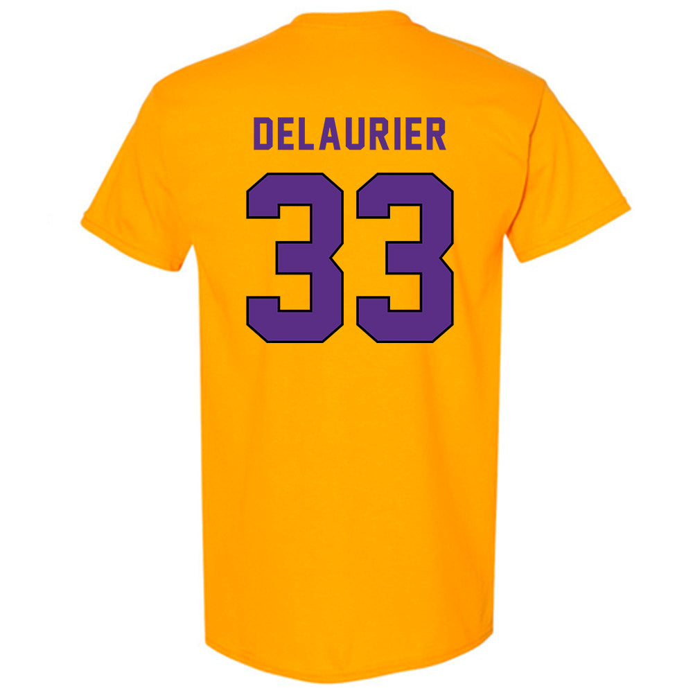 East Carolina - NCAA Men's Basketball : Eli DeLaurier - Classic Shersey T-Shirt-1