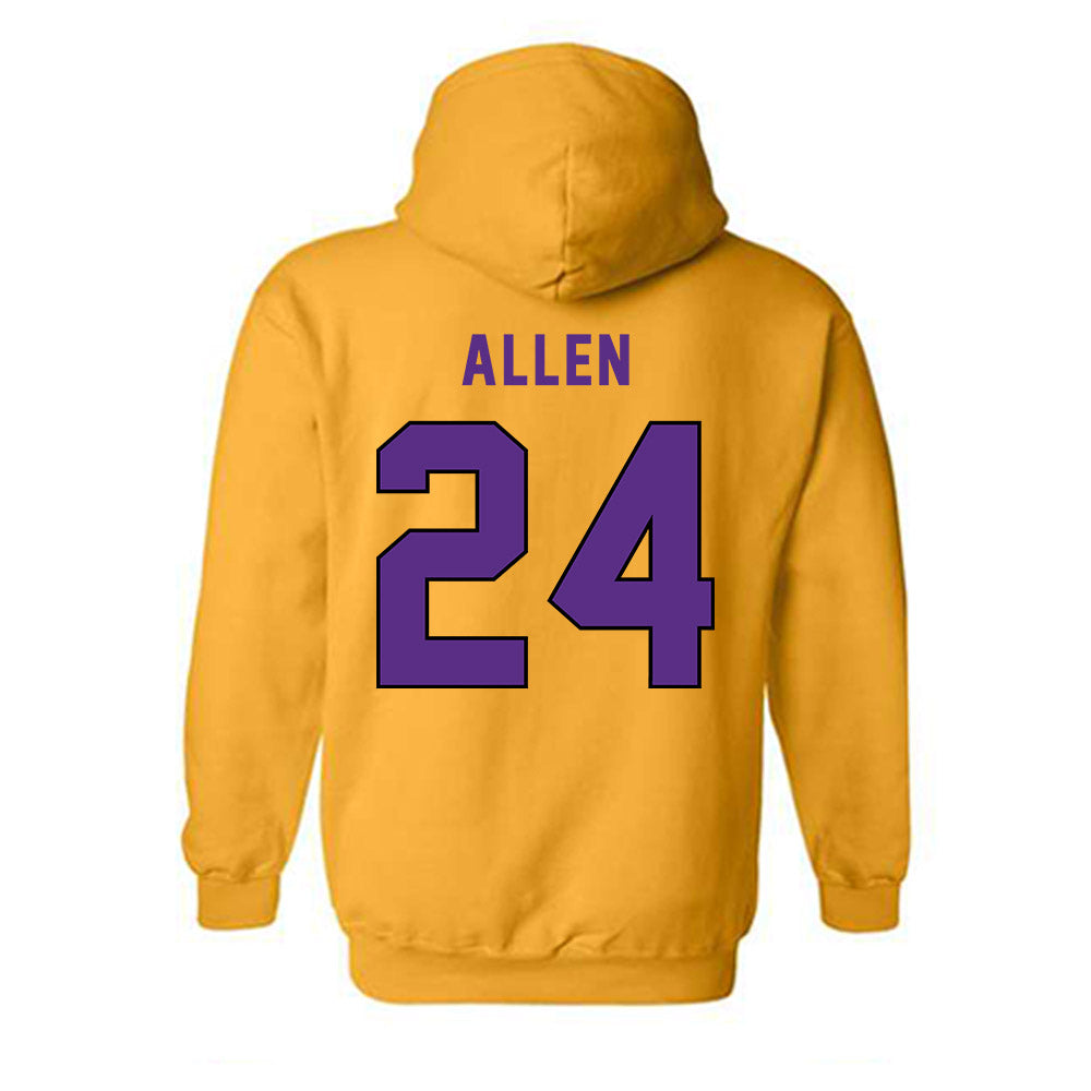 East Carolina - NCAA Football : Michael Allen - Classic Shersey Hooded Sweatshirt-1