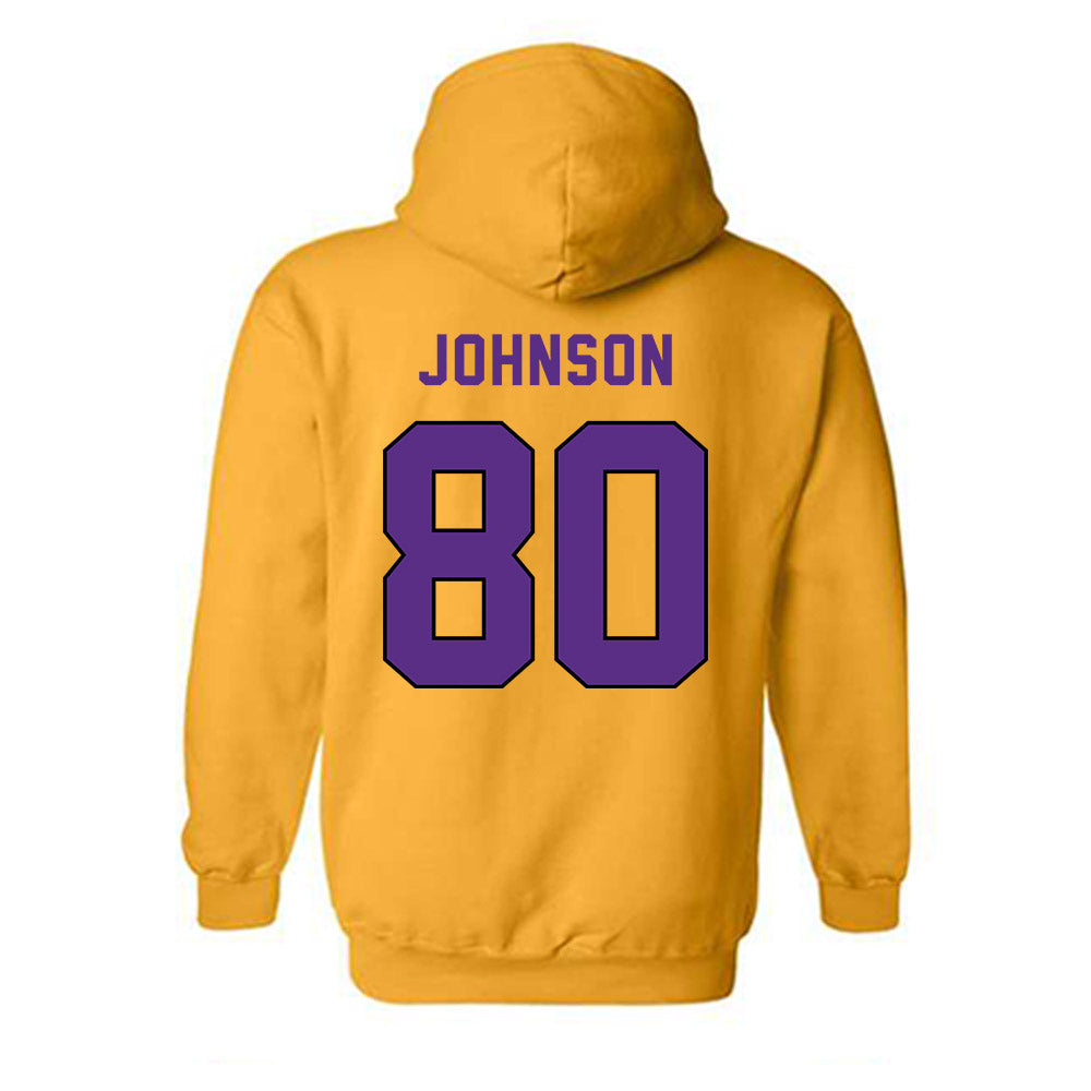 East Carolina - NCAA Football : Ty Johnson - Classic Shersey Hooded Sweatshirt-1