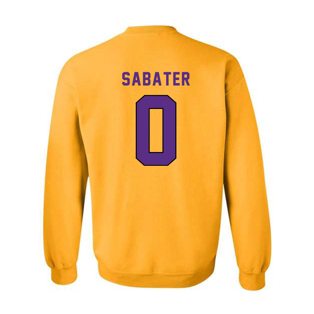East Carolina - NCAA Baseball : Jeff Sabater - Classic Shersey Crewneck Sweatshirt-1