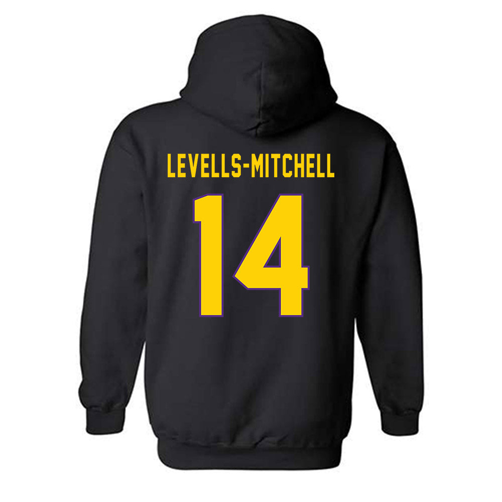 East Carolina - NCAA Football : Ashton Levells-Mitchell - Classic Shersey Hooded Sweatshirt-1
