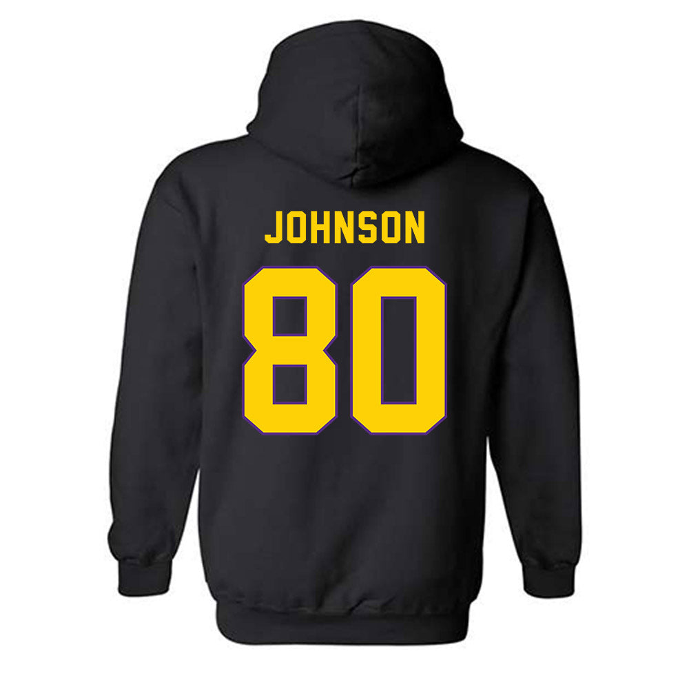 East Carolina - NCAA Football : Ty Johnson - Classic Shersey Hooded Sweatshirt-1