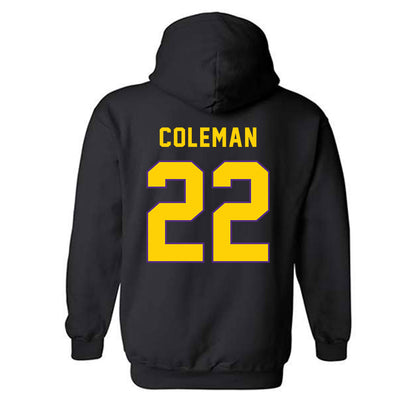 East Carolina - NCAA Football : David Coleman - Classic Shersey Hooded Sweatshirt-1