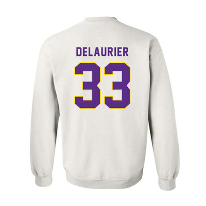 East Carolina - NCAA Men's Basketball : Eli DeLaurier - Classic Shersey Crewneck Sweatshirt-1
