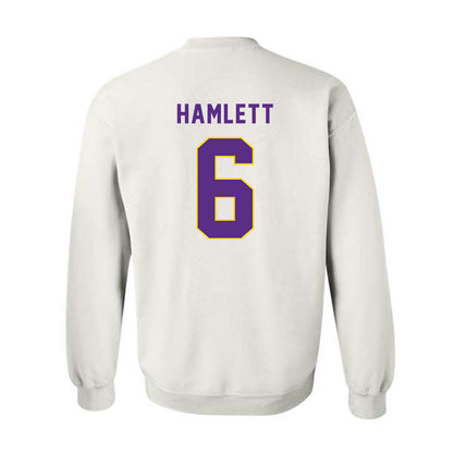 East Carolina - NCAA Football : Kanen Hamlett - Classic Shersey Crewneck Sweatshirt-1