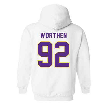 East Carolina - NCAA Football : Dylon Worthen - Classic Shersey Hooded Sweatshirt-1