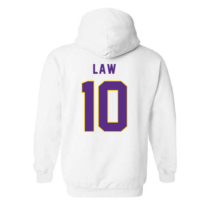 East Carolina - NCAA Football : Crews Law - Classic Shersey Hooded Sweatshirt-1