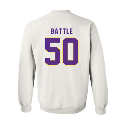 East Carolina - NCAA Football : Josh Battle - Classic Shersey Crewneck Sweatshirt-1