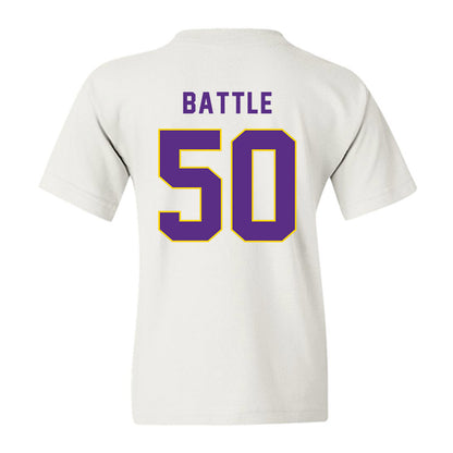East Carolina - NCAA Football : Josh Battle - Classic Shersey Youth T-Shirt-1