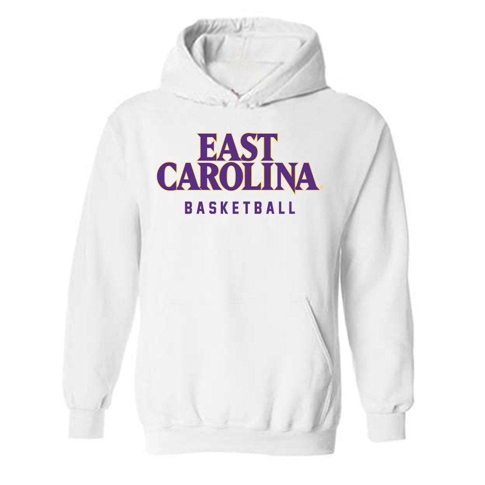 East Carolina - NCAA Men's Basketball : Eli DeLaurier - Classic Shersey Hooded Sweatshirt-0
