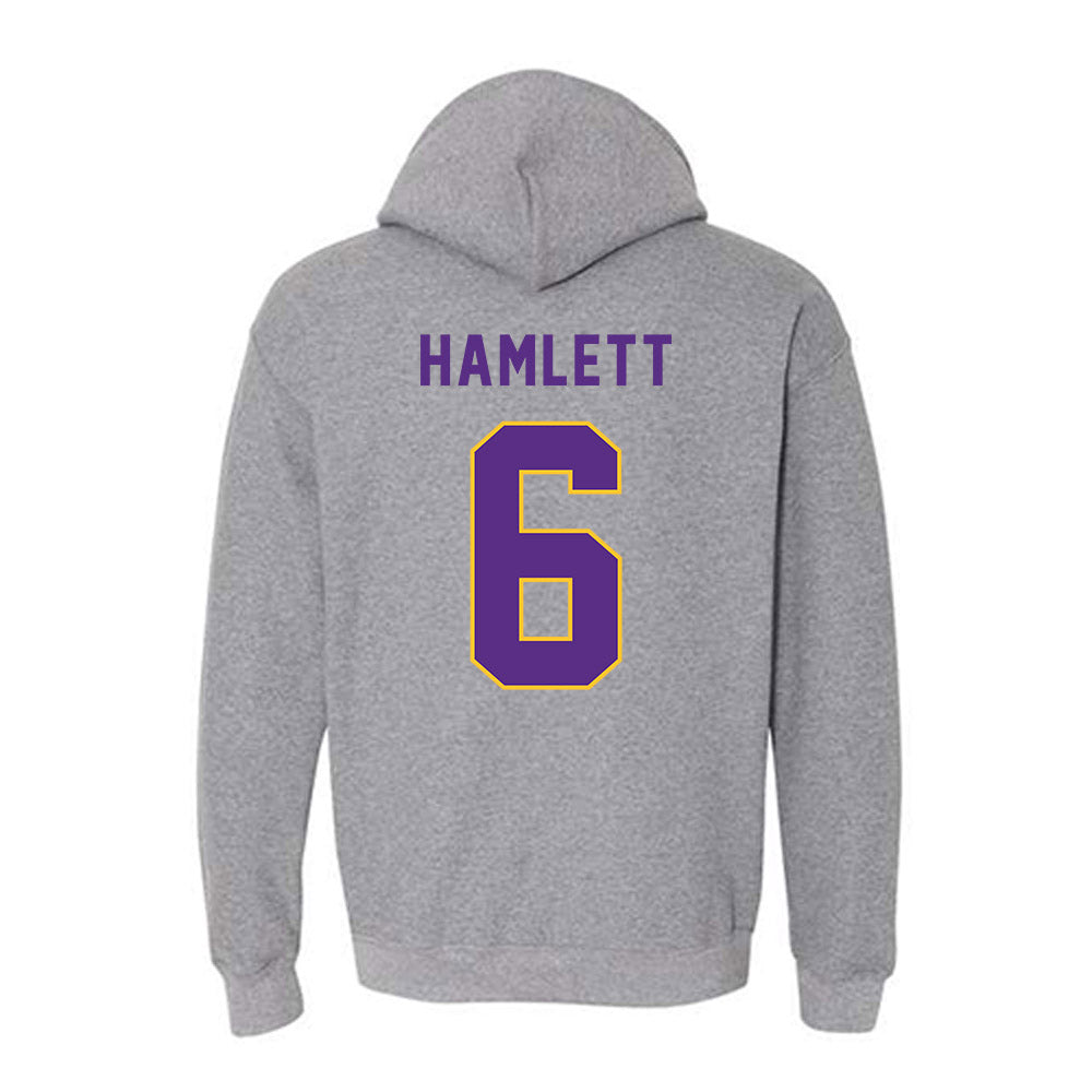 East Carolina - NCAA Football : Kanen Hamlett - Classic Shersey Hooded Sweatshirt-1