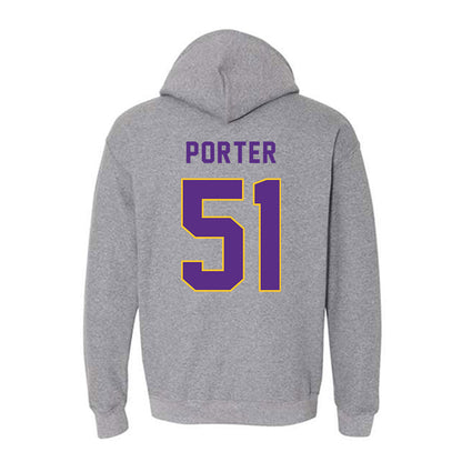 East Carolina - NCAA Football : Lindell Porter - Classic Shersey Hooded Sweatshirt-1