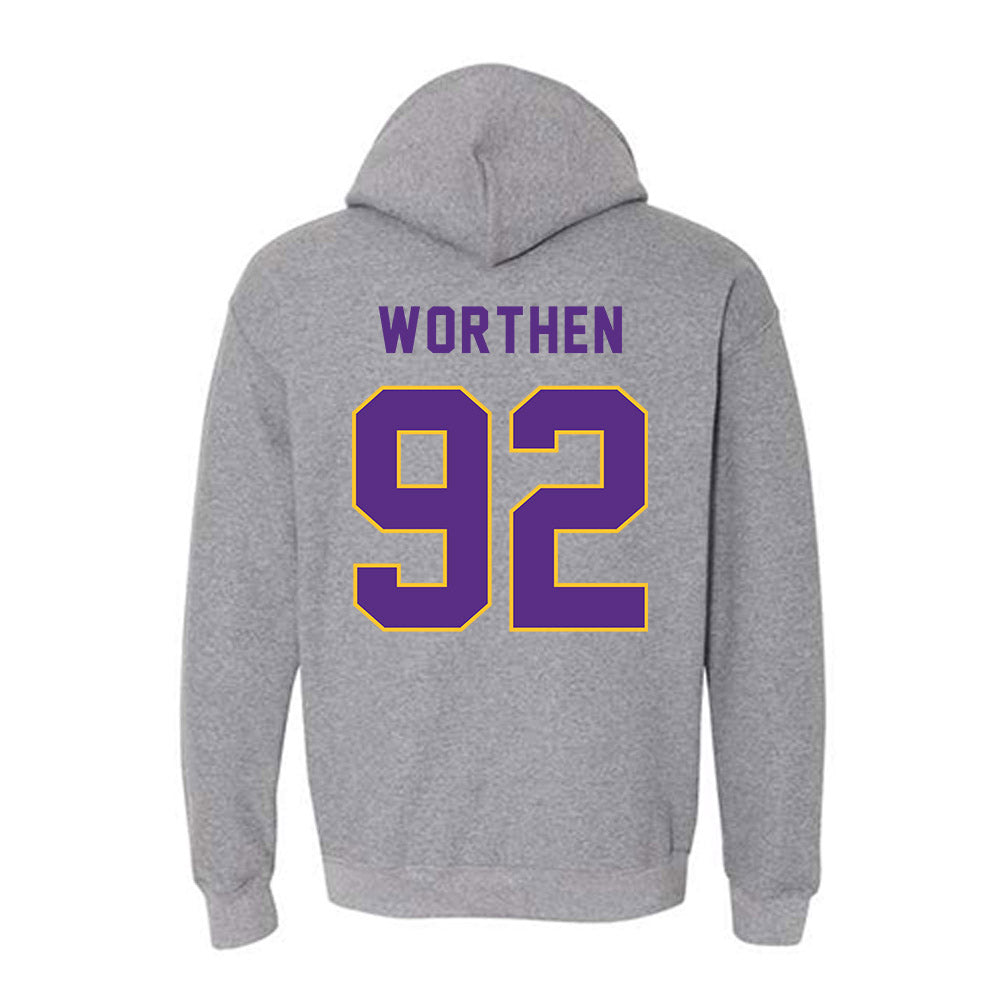 East Carolina - NCAA Football : Dylon Worthen - Classic Shersey Hooded Sweatshirt-1