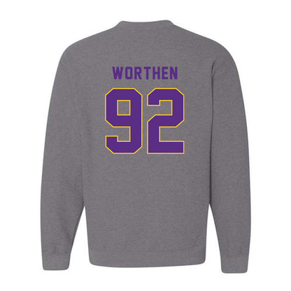 East Carolina - NCAA Football : Dylon Worthen - Classic Shersey Crewneck Sweatshirt-1