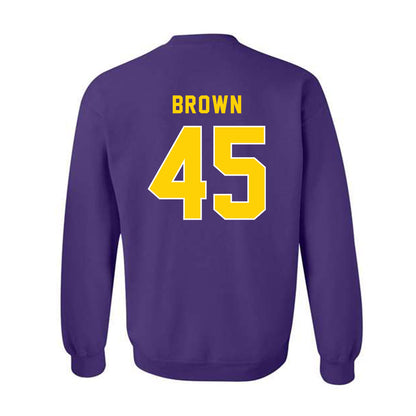 East Carolina - NCAA Football : Mason Brown - Classic Shersey Crewneck Sweatshirt-1