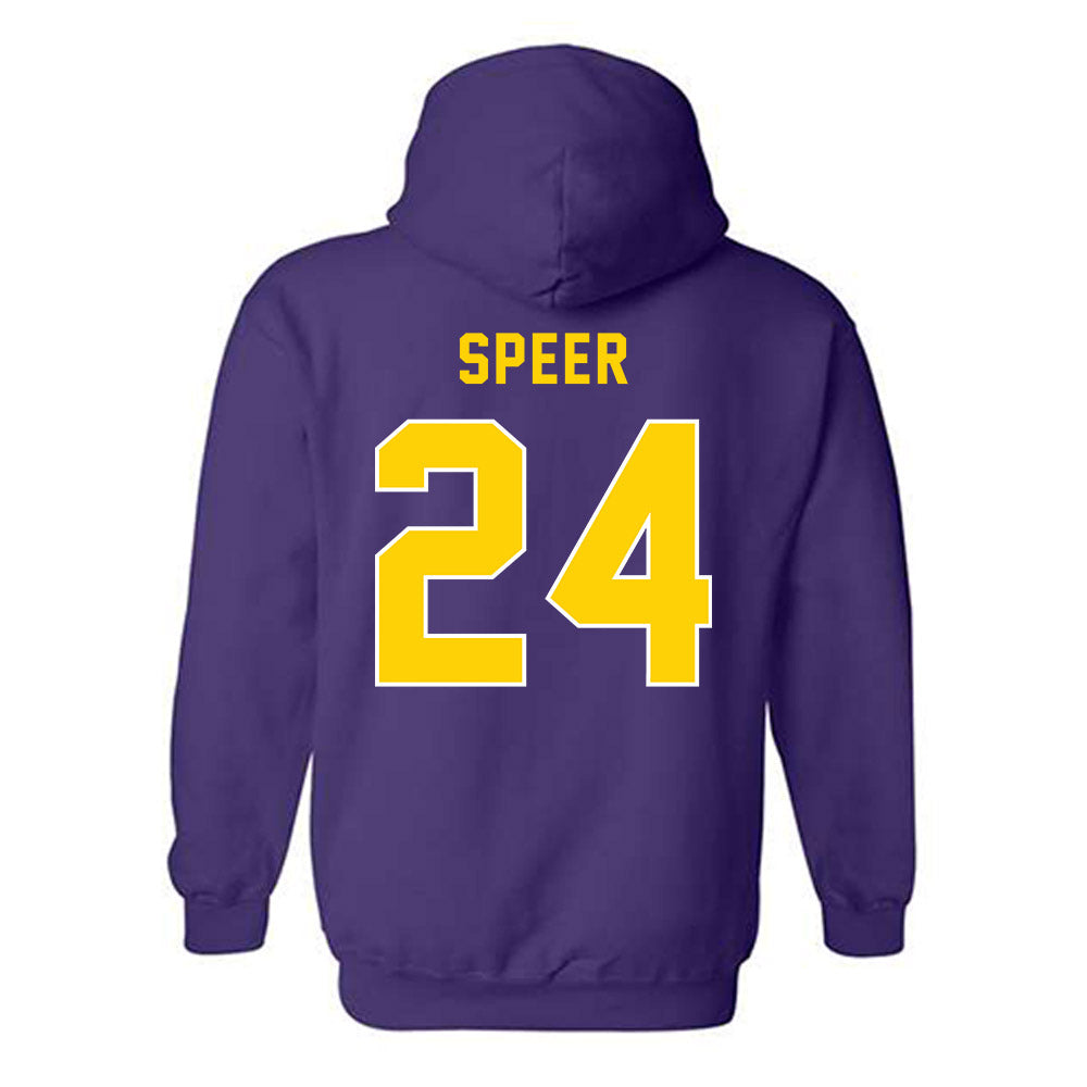 East Carolina - NCAA Football : Durante Speer - Classic Shersey Hooded Sweatshirt-1