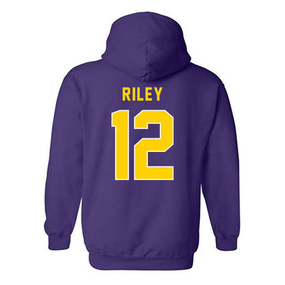 East Carolina - NCAA Men's Basketball : Jordan Riley - Classic Shersey Hooded Sweatshirt-1