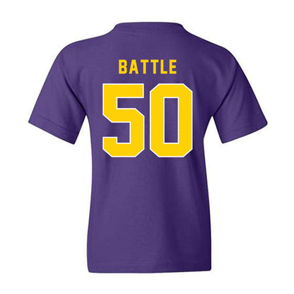 East Carolina - NCAA Football : Josh Battle - Classic Shersey Youth T-Shirt-1