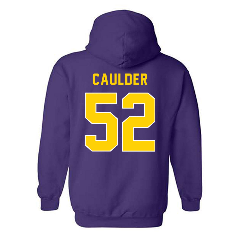 East Carolina - NCAA Football : Zach Caulder - Classic Shersey Hooded Sweatshirt-1