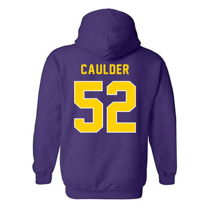 East Carolina - NCAA Football : Zach Caulder - Classic Shersey Hooded Sweatshirt-1