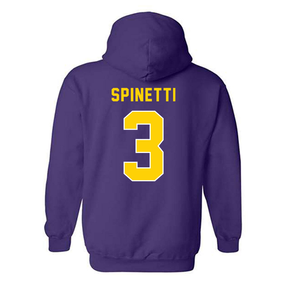 East Carolina - NCAA Women's Soccer : Gia Spinetti - Classic Shersey Hooded Sweatshirt-1