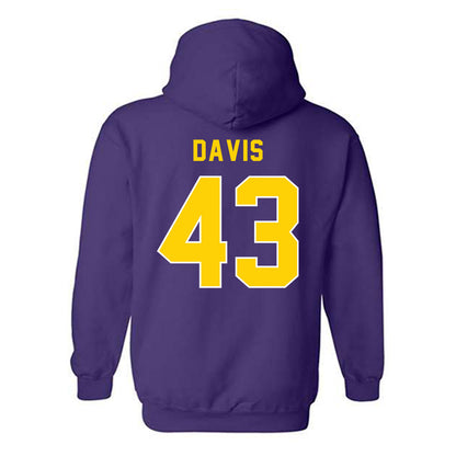 East Carolina - NCAA Men's Basketball : Luke Davis - Classic Shersey Hooded Sweatshirt-1