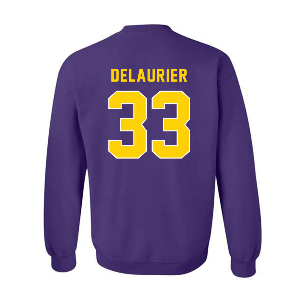East Carolina - NCAA Men's Basketball : Eli DeLaurier - Classic Shersey Crewneck Sweatshirt-1