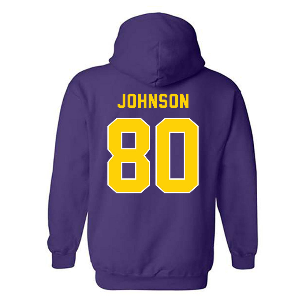 East Carolina - NCAA Football : Ty Johnson - Classic Shersey Hooded Sweatshirt-1