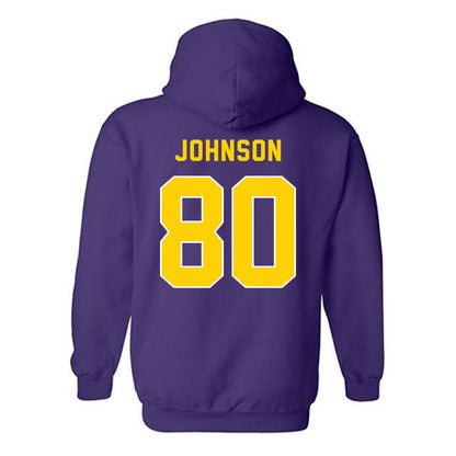 East Carolina - NCAA Football : Ty Johnson - Classic Shersey Hooded Sweatshirt-1