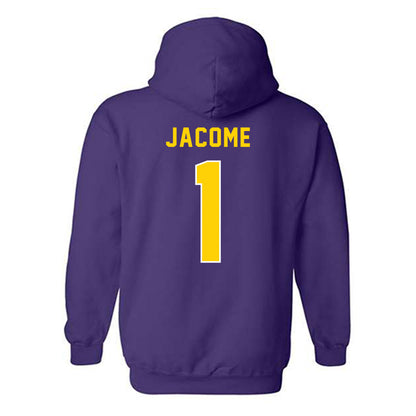East Carolina - NCAA Baseball : Carlos Jacome - Classic Shersey Hooded Sweatshirt-1