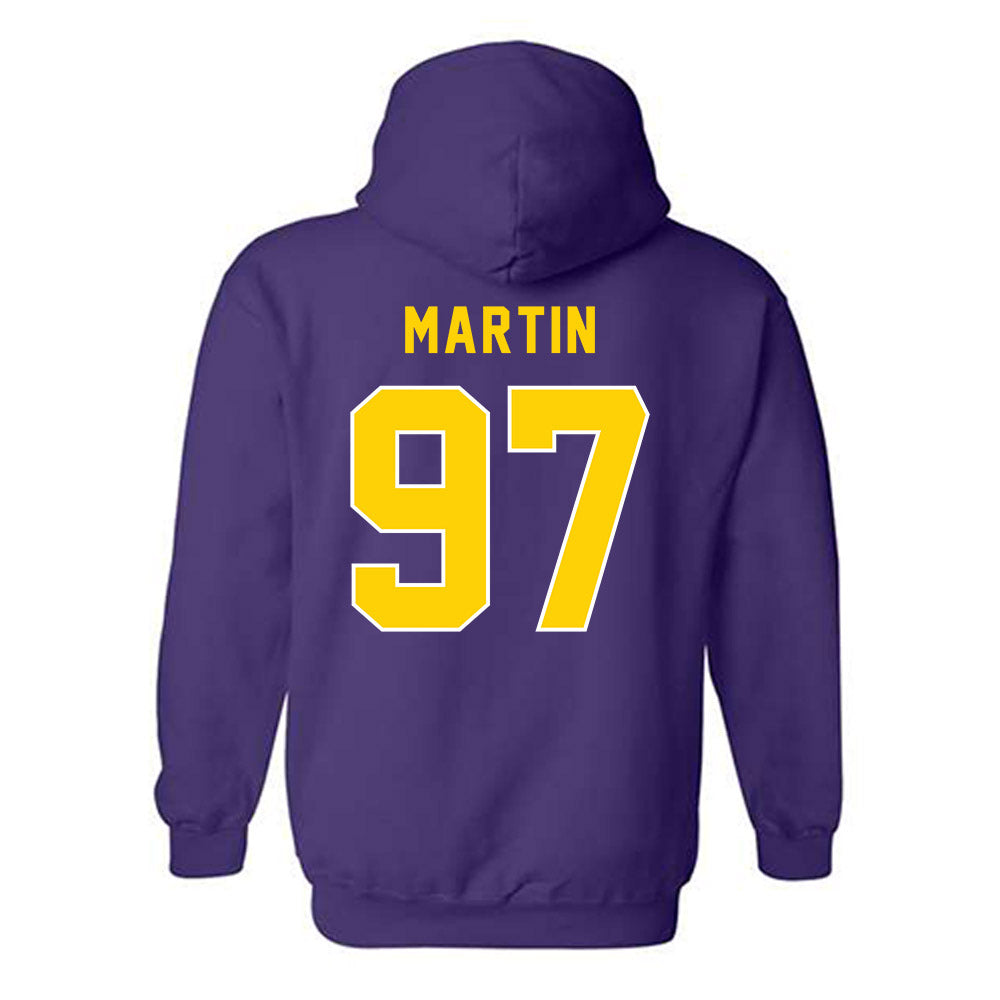 East Carolina - NCAA Football : Jacoby Martin - Classic Shersey Hooded Sweatshirt-1