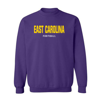 East Carolina - NCAA Football : Zach Caulder - Classic Shersey Crewneck Sweatshirt-0
