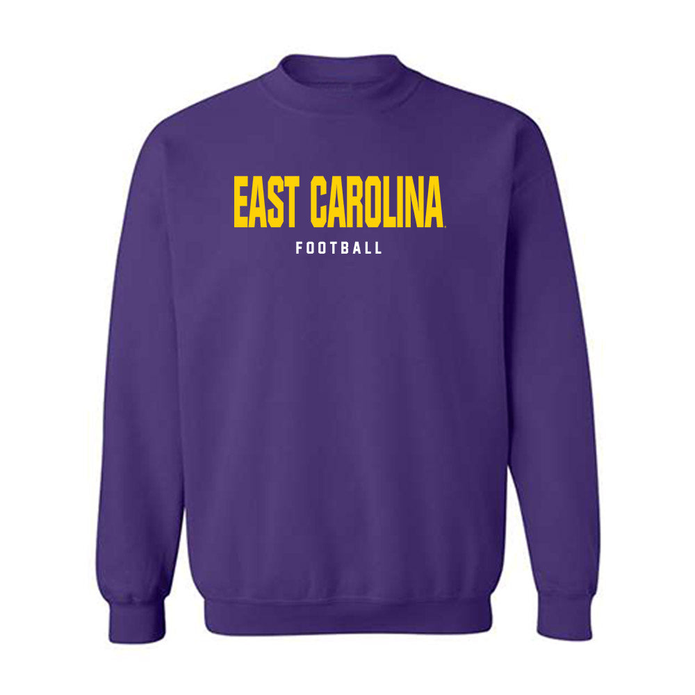 East Carolina - NCAA Football : Elliot Huether - Classic Shersey Crewneck Sweatshirt-0