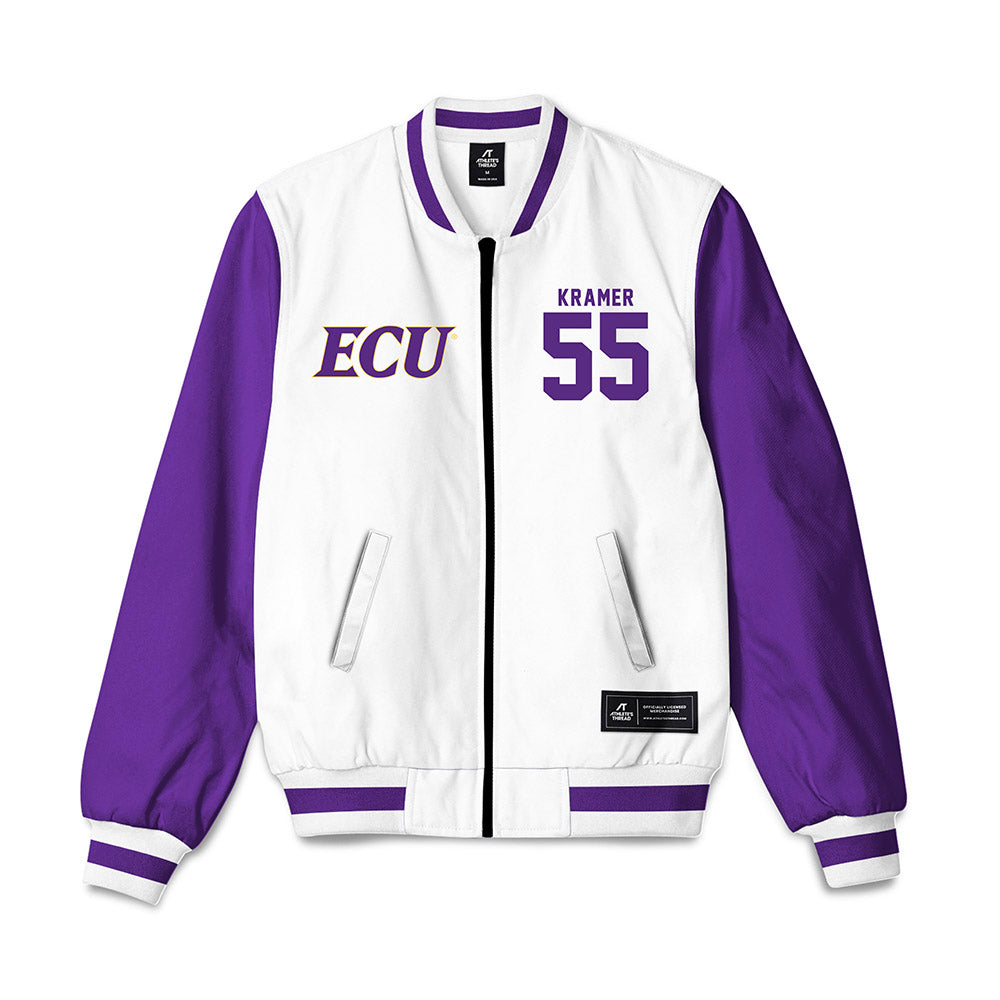 East Carolina - NCAA Football : Ethan Kramer - Bomber Jacket-0