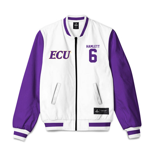 East Carolina - NCAA Football : Kanen Hamlett - Bomber Jacket-0