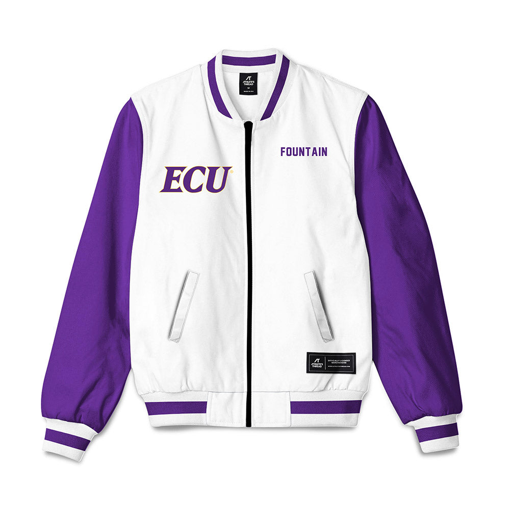 East Carolina - NCAA Men's Track & Field : Rashun Fountain - Bomber Jacket-0