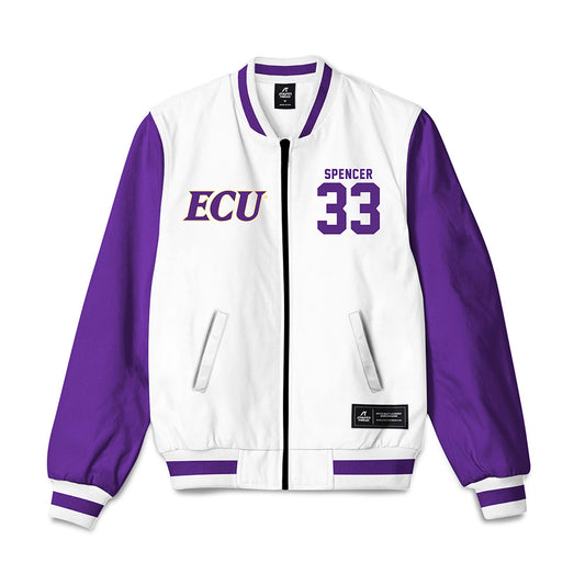 East Carolina - NCAA Football : Terande Spencer - Bomber Jacket-0