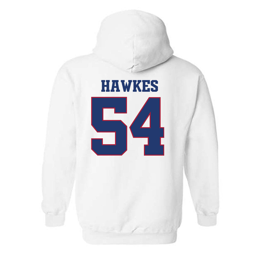 Arkansas - NCAA Football : Adam Hawkes - Classic Shersey Hooded Sweatshirt-1