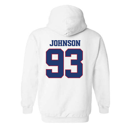 Arkansas - NCAA Football : Keiundre Johnson - Classic Shersey Hooded Sweatshirt-1
