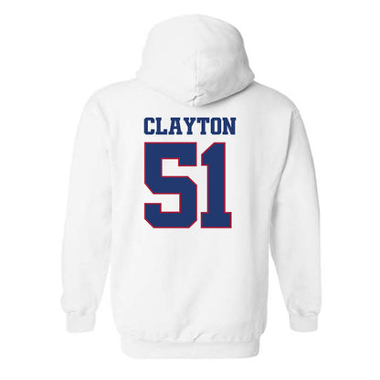 Arkansas - NCAA Football : Carey Clayton - Classic Shersey Hooded Sweatshirt-1
