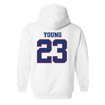 Arkansas - NCAA Football : Kevin Young - Classic Shersey Hooded Sweatshirt-1