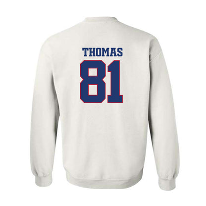 Arkansas - NCAA Football : Dai'Shaun Thomas - Classic Shersey Crewneck Sweatshirt-1