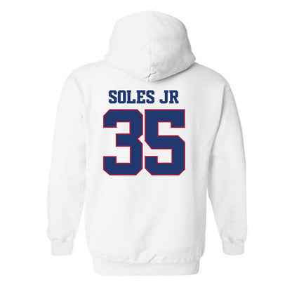 Arkansas - NCAA Football : Steven Soles Jr. - Classic Shersey Hooded Sweatshirt-1